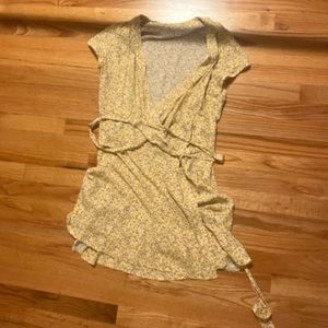 old navy yellow floral dress